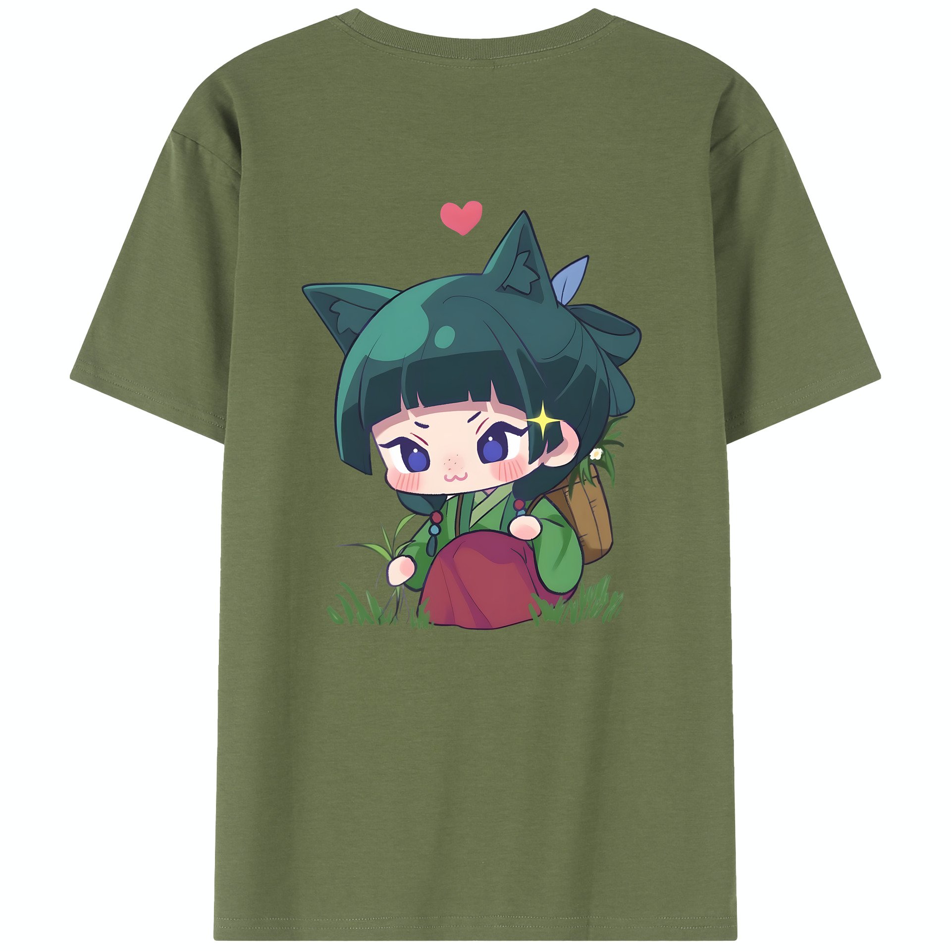 （画像用） 薬屋のひとりごと The Apothecary Diaries 綿100％半袖Tシャツ（背面プリント）